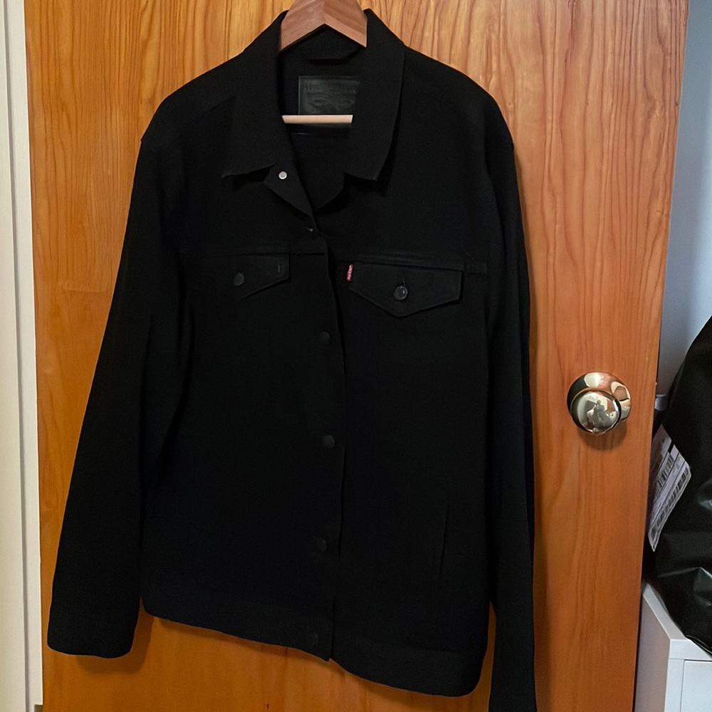 Mens Black Denim Levi’s Jacket